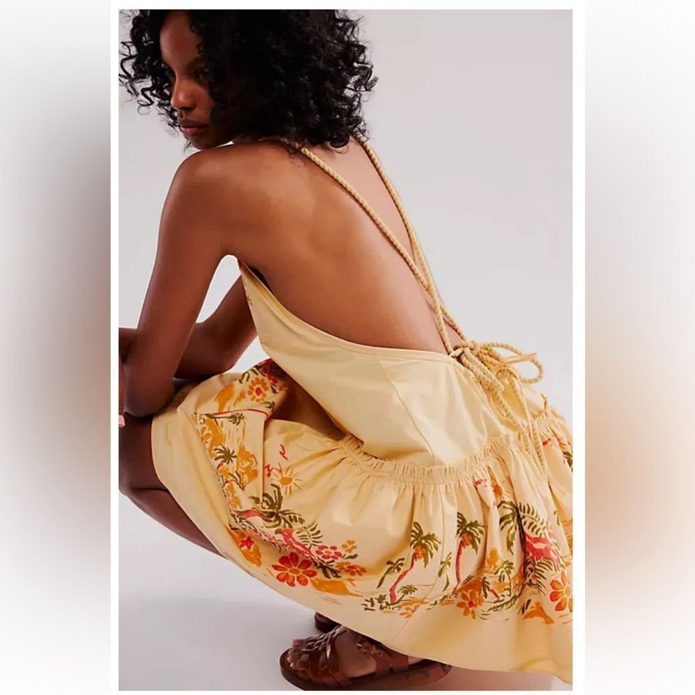 FREE PEOPLE Deserted Island Mini Dress Small $128